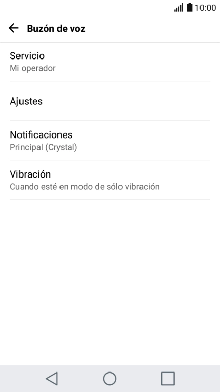 Pulsa Ajustes. Pulsa Ajustes.