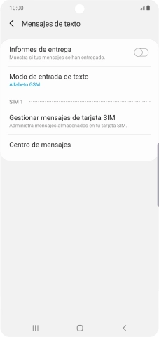 Pulsa Centro de mensajes. Pulsa Centro de mensajes.