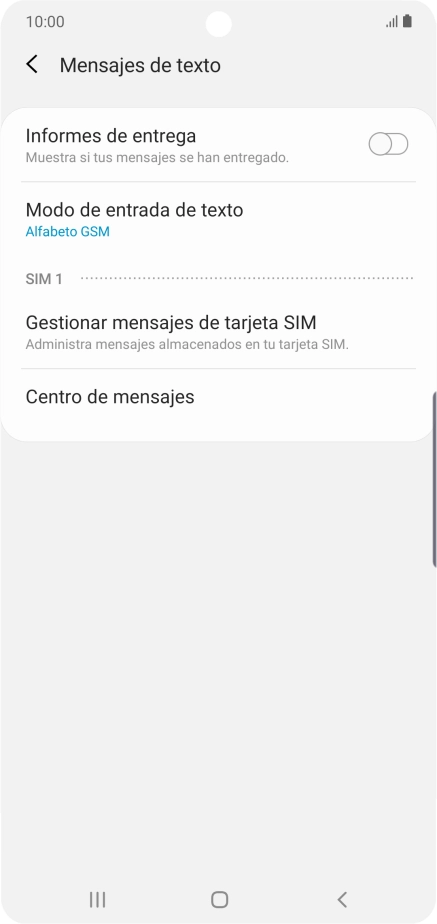 Pulsa Centro de mensajes. Pulsa Centro de mensajes.