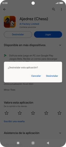 Pulsa Desinstalar. Pulsa Desinstalar.