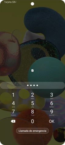 Si lo solicita el teléfono, introduce el código PIN y pulsa OK. Si lo solicita el teléfono, introduce el código PIN y pulsa OK.