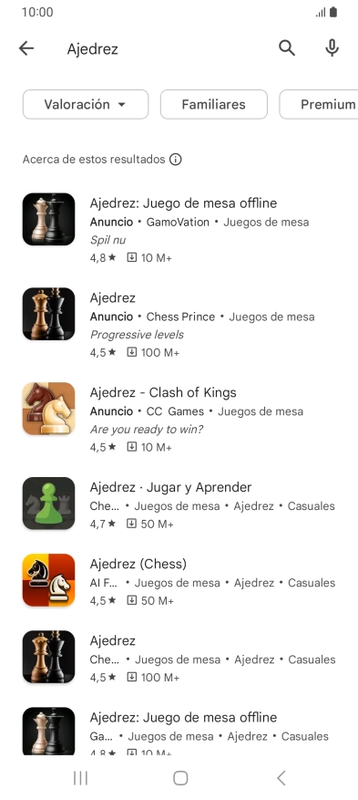 Pulsa la app deseada. Pulsa la app deseada.
