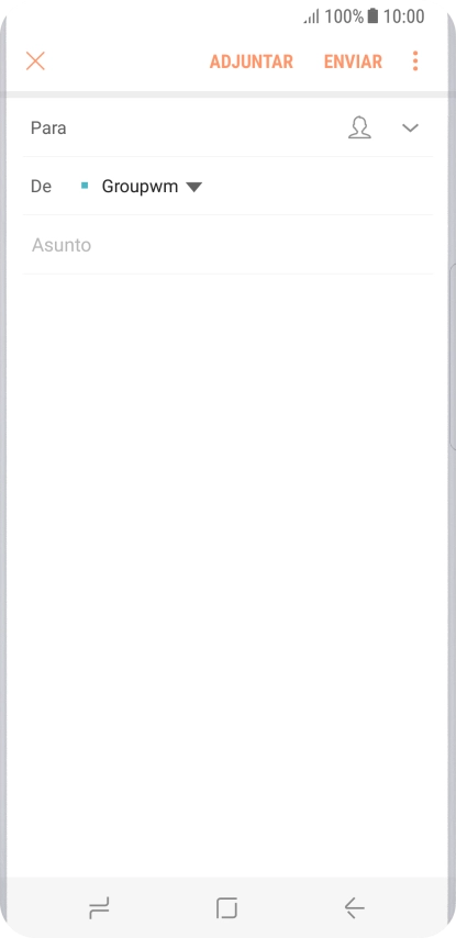 Pulsa en el campo de búsqueda e introduce las primeras letras del nombre del destinatario deseado. Pulsa en el campo de búsqueda e introduce las primeras letras del nombre del destinatario deseado.