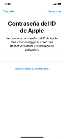 Pulsa Desactivar. Pulsa Desactivar.