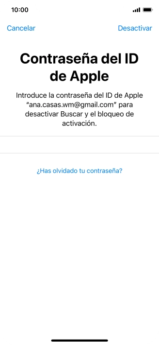 Pulsa Desactivar. Pulsa Desactivar.