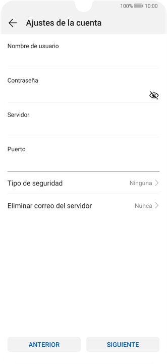 Pulsa Tipo de seguridad. Pulsa Tipo de seguridad.