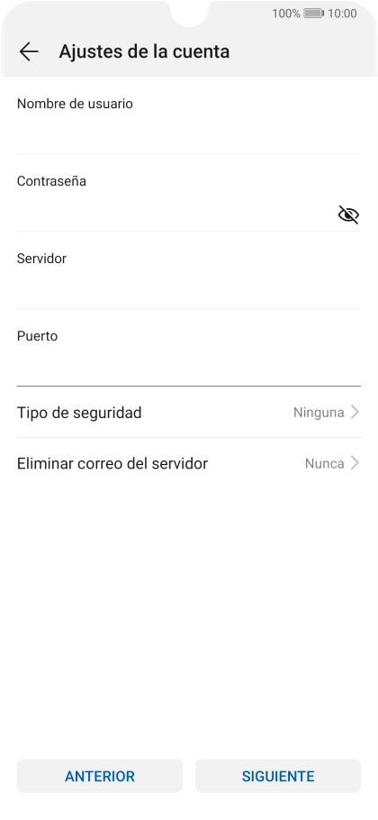 Pulsa Tipo de seguridad. Pulsa Tipo de seguridad.