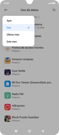 Pulsa el ajuste deseado. Pulsa el ajuste deseado.