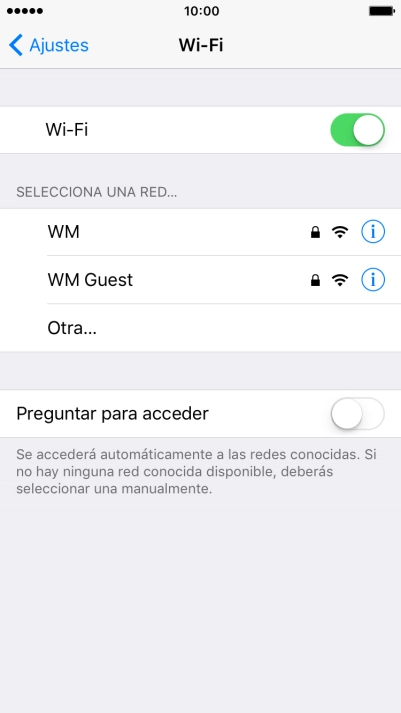 Pulsa la red wifi deseada e introduce la contraseña de esta red. Pulsa la red wifi deseada e introduce la contraseña de esta red.