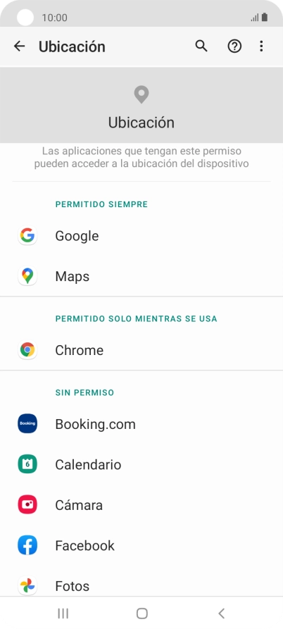 Pulsa la app deseada. Pulsa la app deseada.