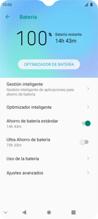 Pulsa la tecla de inicio para terminar y regresar a la pantalla de inicio. Pulsa la tecla de inicio para terminar y regresar a la pantalla de inicio.