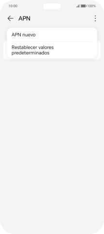 Pulsa APN nuevo. Pulsa APN nuevo.
