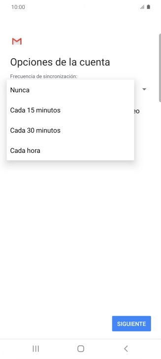 Pulsa el ajuste deseado. Pulsa el ajuste deseado.