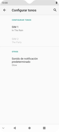 Pulsa el nombre de la tarjeta SIM. Pulsa el nombre de la tarjeta SIM.