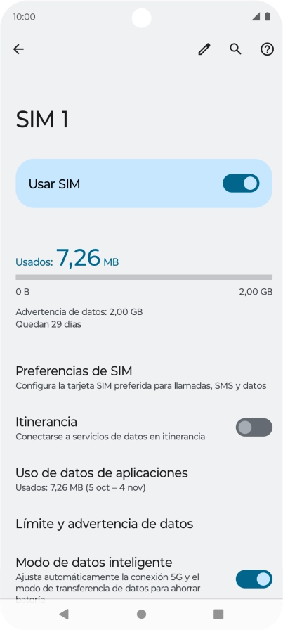Pulsa el indicador junto a Pulsa el indicador junto a