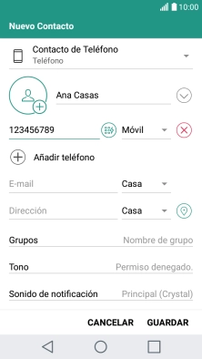 Pulsa GUARDAR. Pulsa GUARDAR.