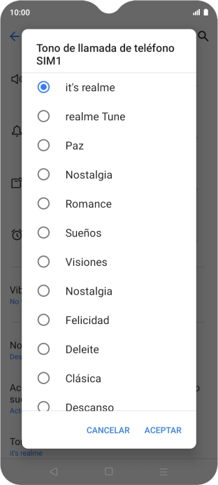 Pulsa los timbres de llamada deseados para escucharlos. Pulsa los timbres de llamada deseados para escucharlos.