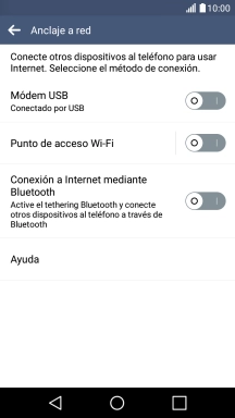 Pulsa Punto de acceso Wi-Fi. Pulsa Punto de acceso Wi-Fi.
