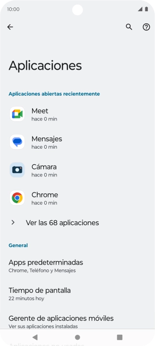Pulsa Ver las aplicaciones. Pulsa Ver las aplicaciones.