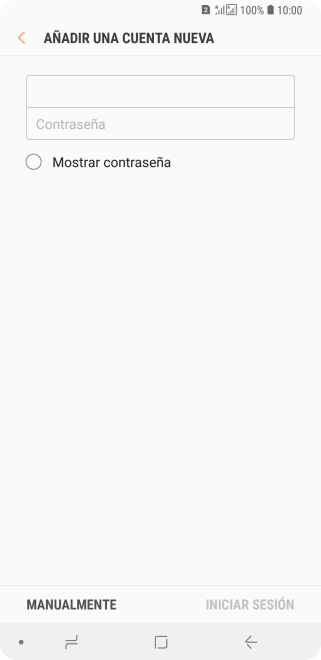 Pulsa Contraseña e introduce la contraseña de tu cuenta de correo electrónico. Pulsa Contraseña e introduce la contraseña de tu cuenta de correo electrónico.