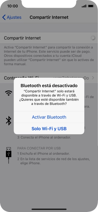 Si la función de wifi está activada, pulsa Solo Wi-Fi y USB. Si la función de wifi está activada, pulsa Solo Wi-Fi y USB.