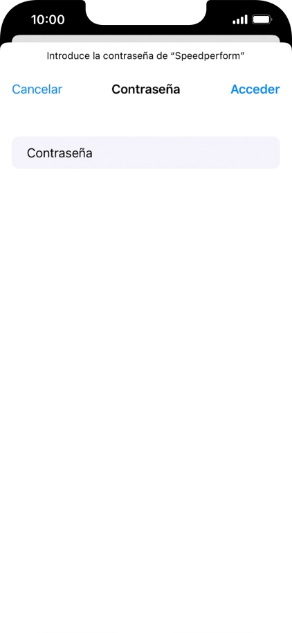 Introduce la contraseña de la red wifi y pulsa Acceder. Introduce la contraseña de la red wifi y pulsa Acceder.