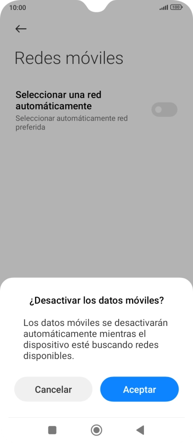 Pulsa Aceptar y espera mientras el teléfono está buscando redes. Pulsa Aceptar y espera mientras el teléfono está buscando redes.