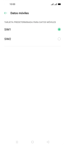 Pulsa la tarjeta SIM deseada. Pulsa la tarjeta SIM deseada.