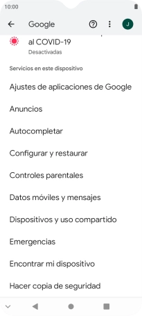 Pulsa Encontrar mi dispositivo. Pulsa Encontrar mi dispositivo.