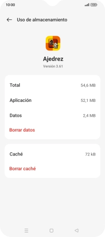 Pulsa Borrar caché. Pulsa Borrar caché.