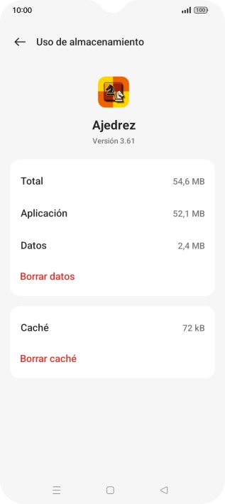 Pulsa Borrar caché. Pulsa Borrar caché.