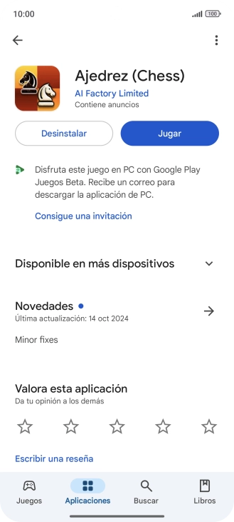Pulsa Desinstalar. Pulsa Desinstalar.