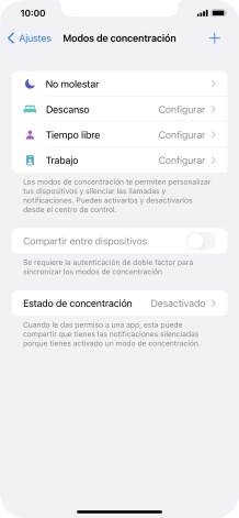 Pulsa No molestar. Pulsa No molestar.
