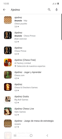 Pulsa la app deseada. Pulsa la app deseada.