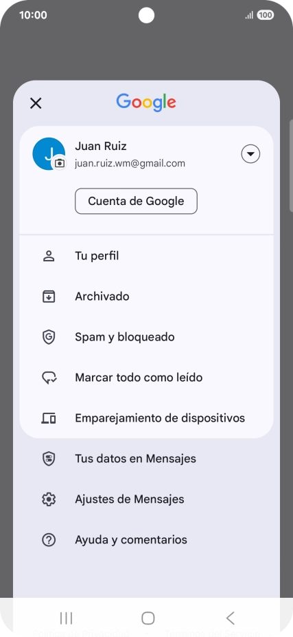 Pulsa Ajustes de Mensajes. Pulsa Ajustes de Mensajes.