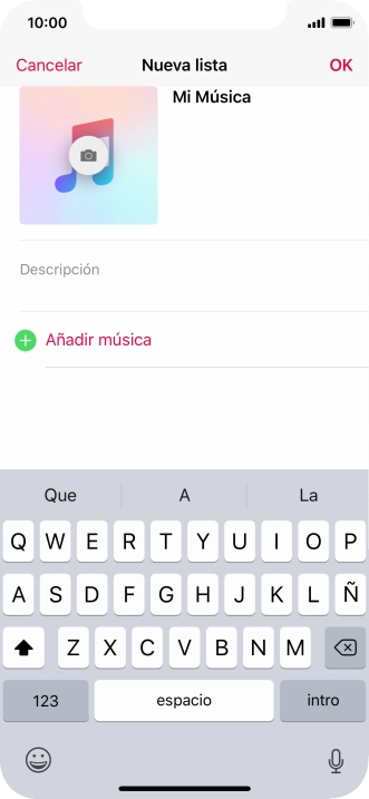 Pulsa Añadir música. Pulsa Añadir música.