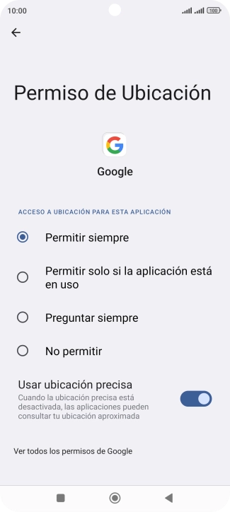 Pulsa el ajuste deseado. Pulsa el ajuste deseado.