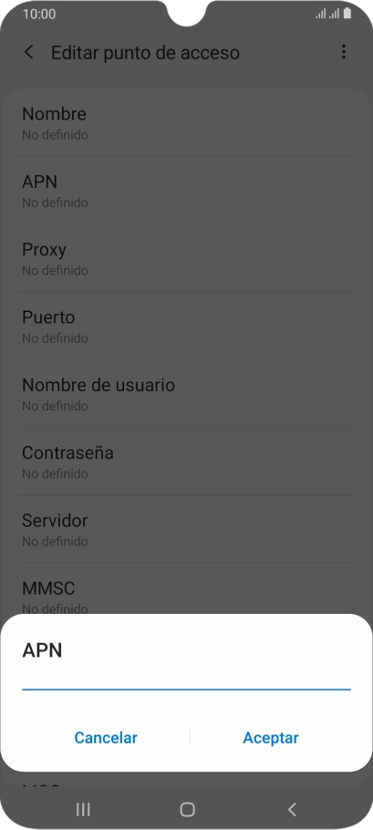 Introduce airtelwap.es y pulsa Aceptar. Introduce airtelwap.es y pulsa Aceptar.