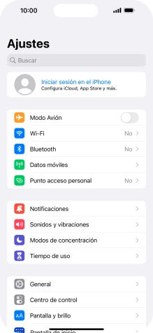 Pulsa Iniciar sesión en el iPhone. Pulsa Iniciar sesión en el iPhone.