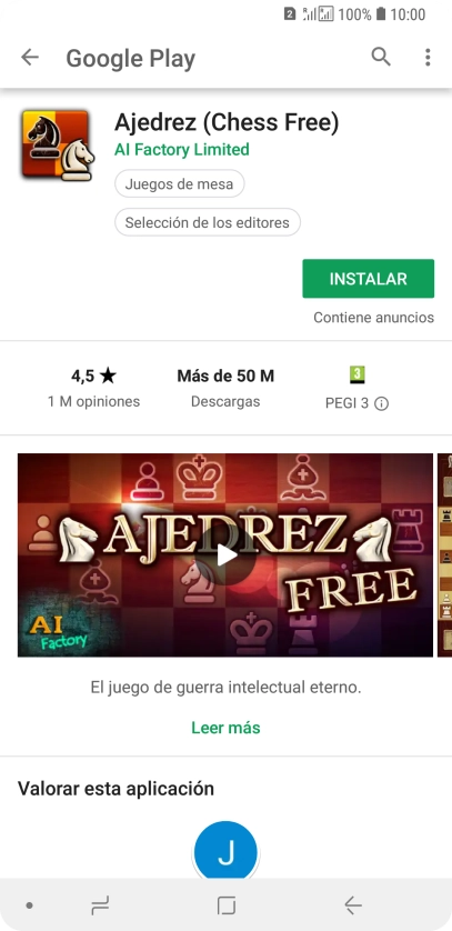 Pulsa INSTALAR y sigue las indicaciones de la pantalla para instalar la app. Pulsa INSTALAR y sigue las indicaciones de la pantalla para instalar la app.