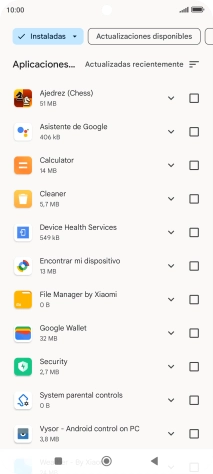 Pulsa la app deseada. Pulsa la app deseada.