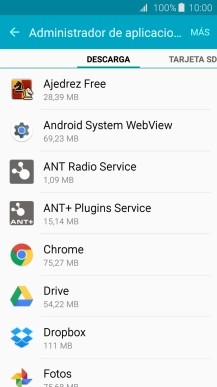 Pulsa la app deseada. Pulsa la app deseada.