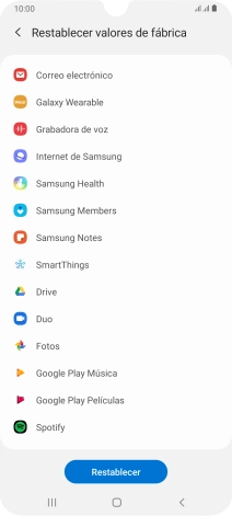Pulsa Restablecer. Pulsa Restablecer.