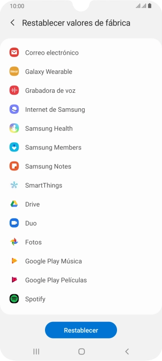 Pulsa Restablecer. Pulsa Restablecer.