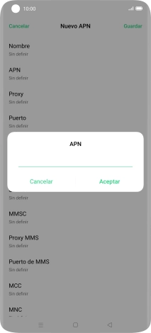 Introduce airtelwap.es y pulsa Aceptar. Introduce airtelwap.es y pulsa Aceptar.