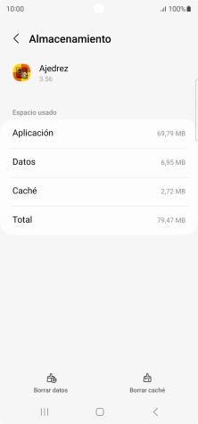Pulsa Borrar caché. Pulsa Borrar caché.