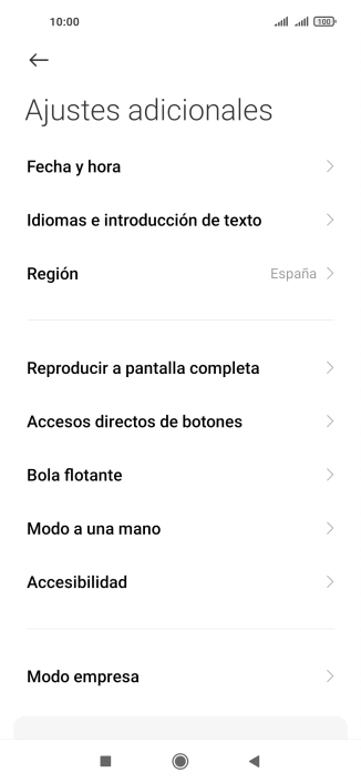Pulsa Fecha y hora. Pulsa Fecha y hora.