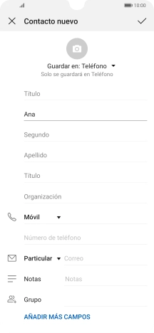 Pulsa Apellido e introduce el apellido. Pulsa Apellido e introduce el apellido.