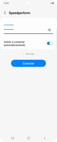 Introduce la contraseña de la red wifi y pulsa Conectar. Introduce la contraseña de la red wifi y pulsa Conectar.
