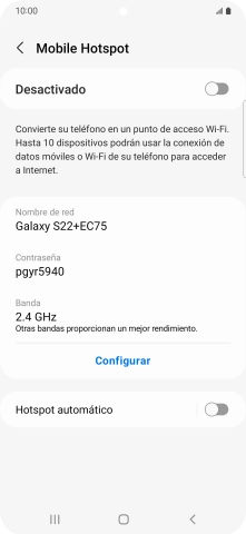 Pulsa Configurar. Pulsa Configurar.